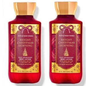 Bath & Body Works Bright Christmas Morning Body Lotion 2 Bottles